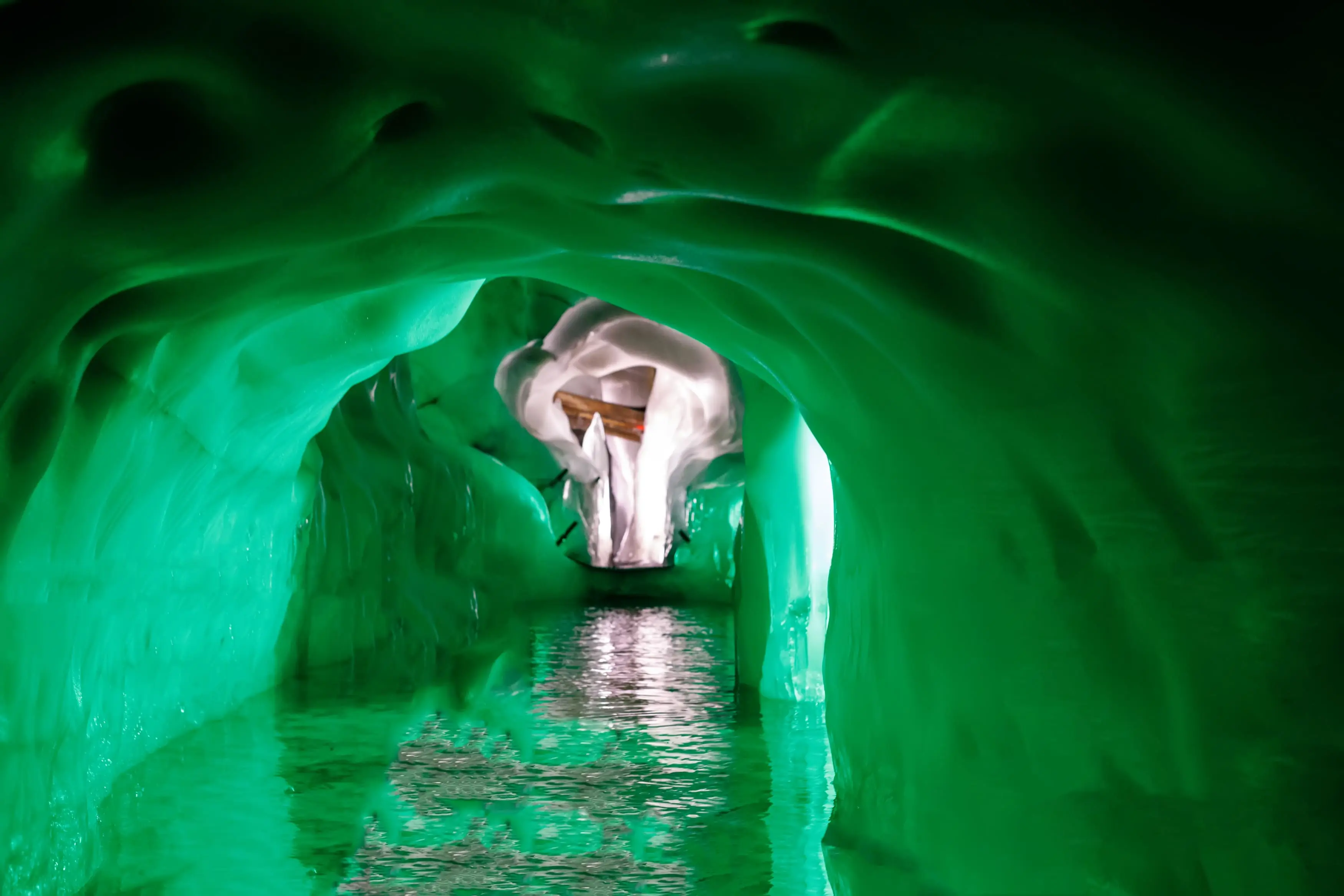 Glacier Cave at the Hintertux Glacier
